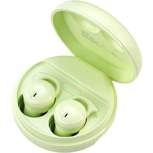 Sleeping Ear Buds Sleep Earbuds for Side Sleepers, Noise Cancelling Sleep Headphones for Sleeping on Side, Invisible Small Tiny Mini Micro Earbuds Wireless Bluetooth Earphones for Small Ear Canals, Green