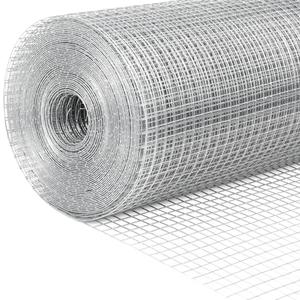 LuckIn Hardware Cloth 1/2 Inch 24 x 50ft, 19 Gauge Chicken Wire Fencing, Chicken Wire Mesh, Hot Dip Galvanized After Welded Mesh Wire, Square Chicken Fence Wire Fence Rolls, Rabbit Wire, Snake Fence