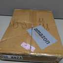 Kitstorack TV Tray Table, Adjustable Height & Flip-Top & Rounded Metal Corners, Snack Table for Couch, Sofa, Bed, Chair, Living Room, C Shaped End Side Table for Eating, Dinner or Laptop, Small Spaces (Brown)