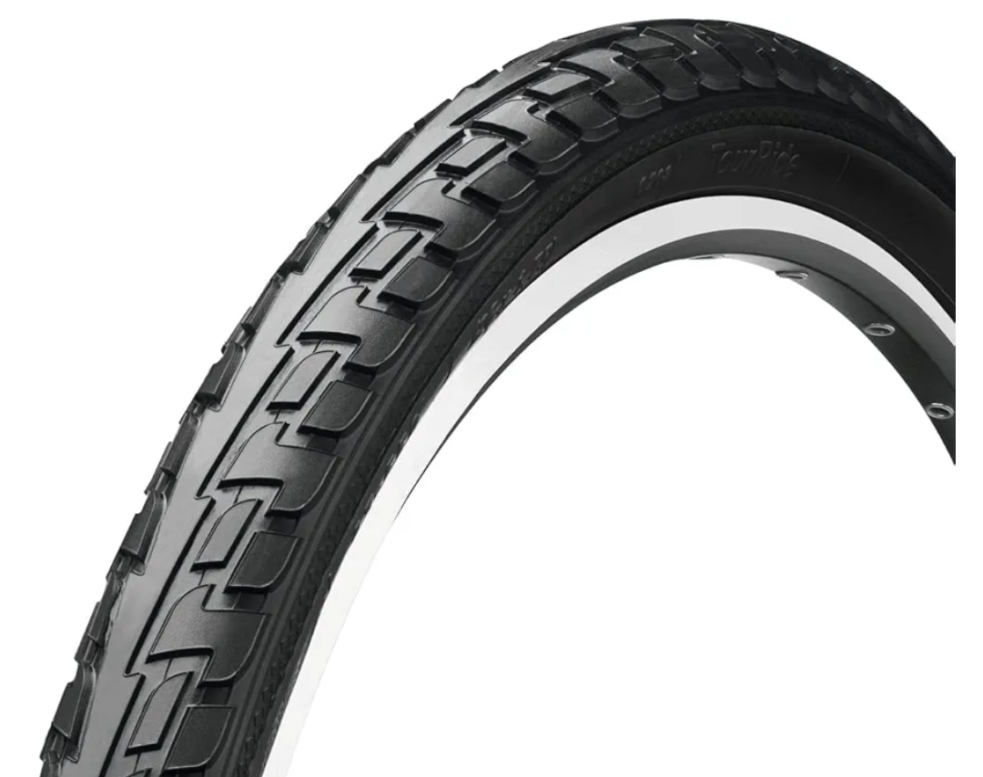 Continental Ride Tour Replacement Bike Tire - Extra Puncture Protection, E-Bike Rated City/Trekking Bicycle Tire (12", 16", 20", 24", 26", 27", 28", 700c)