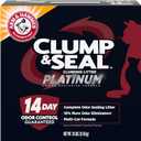 ARM & Hammer Clump & Seal Platinum Cat Litter, Multi-Cat, 14-Day Odor Control, Rock-Hard Clumps, 18 lbs  Powerful Odor Eliminator with Baking Soda