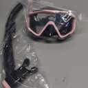 Aegend Snorkeling Gear for Adults Youth Kids, Snorkel Mask with Top Dry Valve - Panoramic View Anti-Leak and Anti-Fog with Mesh Bag for Snorkeling, Scuba Diving, Freediving & Swimming (Pink)