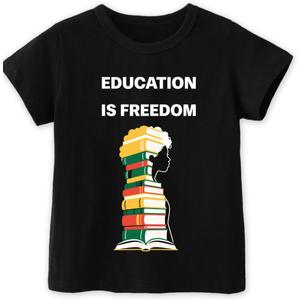 Kids Black History Shirt,Toddler Black History Month T-Shirt Boys Girls, African American Tee, 2-6T (Black)