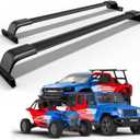 260lb Roof Rack Cross Bars for 2015-2020 Chevy Chevrolet Tahoe & Suburban, GMC Yukon, Cadillac Escalade, Matte Black Heavy Duty Aluminum Cargo Crossbar(ONLY FIT Factory Flushed Side Rails)