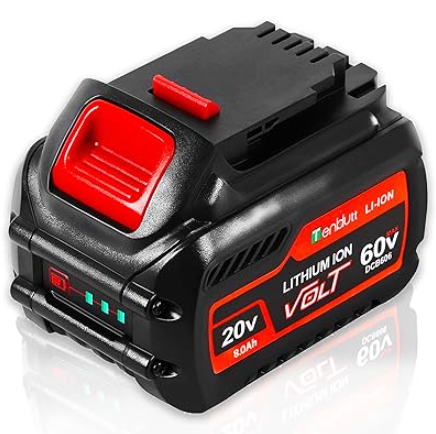 TenHutt

3rd Upgrade? TenHutt 20V60V 8.0Ah High Capacity MAX Lithium-ion Replacement Battery for DeWalt Flexvolt 20V60V120V Cordless Power Tools DCB606 DCB612 DCB206 DCB204 DCB205 Li-ion Battery