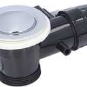 Aramox Overflow Drain Pipe, Bathtub Overflow Drainer Concealed Flexible SPA Bathtub Overflow Drain Pipe for Kitchen Bathroom