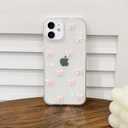 2 x NITITOP Compatible with iPhone 11 Case Clear Cute Sparkly 3D Bow Bling Glitter Bowknot for Women Girls Ultra Slim Anti-Yellow Protective Phone Cover - Pink