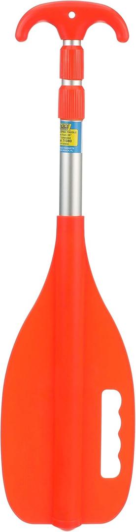 Seachoice Emergency Multi-Purpose Telescoping Boat Hook and Paddle, Orange, 26” to 72”