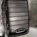 Wrangler Tall Trunk Luggage 4 Piece Set, Black, 17 x 13 x 31 inches
