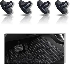 QUICTO 4 PCS Brake Pedal Stop Pad, Brake Pedal Brake Light Switch, Brake Switch Stop, Automotive Truck Automotive Brake Pedal Pad, Clutch Pedal Brake 90541-06036 (Black)