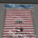 Casly Lamiit Women's Short Sleeve Double Split Maxi Dress 2025 Summer Casual Plain Striped Loose Long T Shirt Dresses, XS