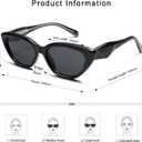 3 x Cat Eye Sunglasses for Women Retro Trendy Cateye Skinny Narrow Shade UV400 AP3709