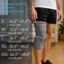 NEENCA Knee Sleeve Knee Braces for Knee Pain, Joint Pain Relief, Swelling, Inflammation Relief, and Circulation, Knee Support for Women and Men, Large