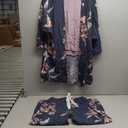 June Daisy 3 pcs Floral Print Pajama, Size M
