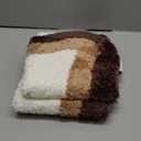 HAOCOO Brown Long Bathroom Rug Runner, Microfiber Absorbent Boho Bath Mats for Bathroom Non-Slip, Washable Soft Plush Shower Mats for Sink Shower Tub (18x47 inch)