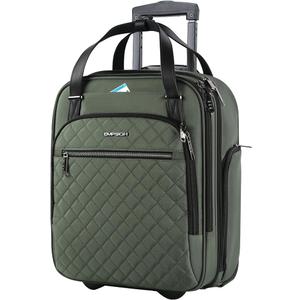 EMPSIGN, Suitcase, Green, 16*13*8 inch