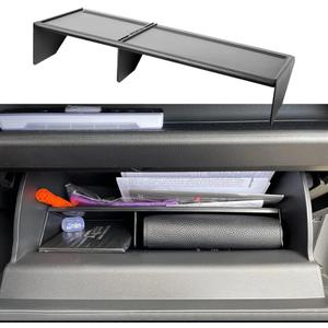 TACORBO Glove Box Organizer Compatible with RAV4 2025 2024 2023 2022 2021 2020 2019 Accessories, Insert Glove Compartment Dividers Black ABS Materials