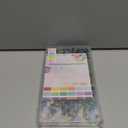 FIVEIZERO 2 Rolls Elastic Bracelet String & 1076PCS FIVEIZERO Glass Beads for Jewelry Making, Assorted Colorful Rainbow Craft Crystal Beads