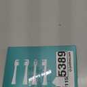 6 Pack Toothbrush Replacement Heads Compatible with WaterPik Sonic Fusion 2.0, FitMount Flossing Brush Head Fit for Water-Pic SF-01W SF-02W and 2.0 SF-03 SF-04 (White)