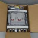 2 String 1000V PV Combiner Box 2 in 2 Out, Dual String 63A DC Circuit Breaker with Solar Disconnect Function, Surge Protection, IP65 Weather-Resistant Enclosure