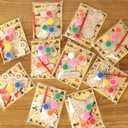 LARDUX Construction Party Favors, 24PCS Construction Themed Party Supplies Painting Kit with Glow in The Dark Paint DIY Construction Birthday Party Decorations Goodie Bag Stuffers for Kids