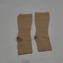 Beister 20-30 mmHg Knee High Compression Socks for Women Men Calf Varicose Veins (Large, Beige)