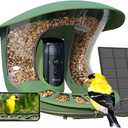 Birdfy 2 Smart Bird Feeder with Camera, Dual-Lens (2K+1080P), Solar-Powered, Wireless Installation, Auto-Capture Bird Videos & Motion Detection, Gift Present