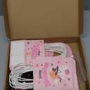 24 Set Halloween You've Been Booed Ghost Bag Starter Kit with 24 Boo Gift Bags 24 Cardstock 24 We've Been Booed Doorknob Hangers 24 Envelopes for Neighbors Coworkers Friends (Cute Style)