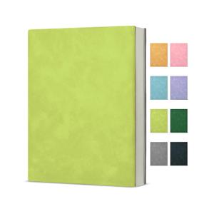 KSFFWQIN Journal Notebook for Women Men, College Ruled Notebook for Work School Writing Note Taking Journaling, 6 x 8.2 Inches -Dark Green
