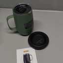 Kepwam Heated Coffee Mug T2-Plus, 20oz Fastest Heating Smart Mug, Coffee Mug Warmer Set, Hot Up to 149, Beverage Warmer Cup for Coffee, Tea Gifts (Sage Green)