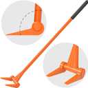 Insaga 110 Degree Pallet Buster, 48'' All-Steel Handle Deck Board Removal Tool, Durable Pallet Breaker, Multifunctional Pallet Pry Bar for Efficient Board Removal and Lift Heavy Objects
