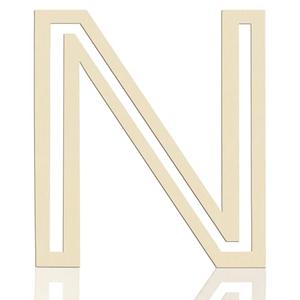 Wooden Letters 12 Inch,1/5 Inch Thick Large Wood Letter N Cutouts Unfinished Wooden Alphabet Letters for Wall Decor Crafts DIY Painting Birthday Party Nursery Holiday Big Home Decorations