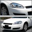 SPEC-D TUNING LED Strip Bar Chrome Projector Headlights