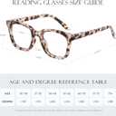 AIMISUV Reading Glasses for Women Men - Blue Light Blocking Magnifying Readers, Square Anti-Glare Computer Eyeglasses(Mix2, 1.0X)