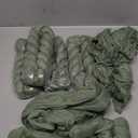 6 Pack Sage Green Cheesecloth Table Runner 10Ft Gauze Cheese Cloth Table Runner 35x120 Inch Boho Sheer Rustic Fabric for Party Decor Baby Shower Summer Wedding Centerpiece Home Table Decorations