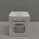 Ultrasonic Retainer Cleaner Machine, 48kHz Dental Cleaning Pod for Night Guards, Mouth Guards, Aligner, Braces, Toothbrush, Jewelry, Ultrasonic Dentures Cleaner with Digital Timer, 220ML, White