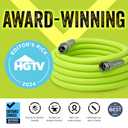 Flexzilla Garden Hose 5/8 in. x 25 ft, Heavy Duty, Lightweight, Durable, ZillaGreen - HFZG525YW-E