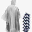 Hagon PRO Disposable Rain Ponchos for Adults (5 Pack)