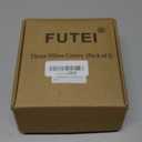 FUTEI Beige White Decorative Throw Pillow Covers 20x20 Inch Set of 2,Jacquard Weave Cushion Case in Soft Faux Cashmere,Modern Home Decor for Couch Living Room