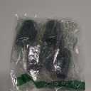 M8-1.25 Metric Thread Bolts Plastic Furniture Legs 2.5 Inch Black Round Tapered Sofa Feet with T-Nuts - Couch Feet Replacement - Couch Legs Set of 4