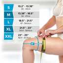 POWERLIX Adjustable Compression Knee Brace for Men & Women, featuring Stabilizers & Patella Support, Optimal Recovery for Knee Pain, Medical Knee Sleeve for Arthritis, Weightlifting, Dance, Running (Large, Black with Strap)