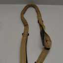 Joytale Tactical Dog Leash Heavy Duty, 4-6FT Shock Absorbing Bungee Lead with 2 Padded Handle, Metal Carabiner Clip, Car Seatbelt, Strong No Pull Leash for Medium Large X-Large Dogs, Coyote Brown