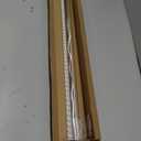 25" Chrome Framed Shower Door Replacement Drip Rail with Shower Door Bottom Sweep and 3 Applied Mounting Tape (25Inch)