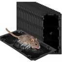 14Pack Sticky Mouse Trap Rat Traps Indoor, Peanut Taste Pheromone Mouse Traps Indoor for Home, Glue Sticky Traps for Mice and Rats, Snake(Large Size)