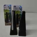 Treva Bug Fan Fly Deterrent with Holographic Blades to Clear Bugs, Mosquitoes, and Flies, Battery Powered Fly Fan 4 Pack (Black)