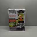 BLACK+DECKER PowerCrush Multi-Function Blender with 6-Cup Glass Jar, 4 Speed Settings, Silver