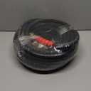 POHIR 3/8" Pressure Washer Hose 50 FT for Cold and Hot Water Max 248F with Quick Connect, 4800psi Kink Resistant Industry Grade Steel Wire Braided Synthetic Rubber Jacket with 2 M22 14mm Adapter Set