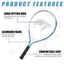 PICKLETECH Kids Tennis Racket for Junior Toddlers Starter Kit 17-25" Tennis Racquet for Girls and Boys with Carry Bag, Lightweight for Beginners, 21 inch
