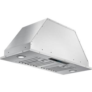 JOCO 30 Inch Range Hood Insert, 900 CFM Stainless Steel Built-In Kitchen Vent Hood, Convertible for Ducted or Ductless Installation, 4-Speed Gesture/Touch/Remote Control, Model B01-30G
