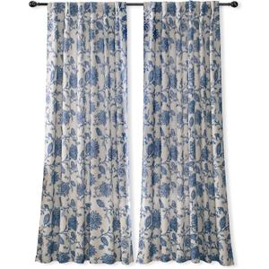 DriftAway Linen Floral Paisley Navy Blue Blackout Curtains for Living Room Bedroom 84 Inch Length 2 Panels Lined Back Tab Window Drapes Thermal Farmhouse Country Jacobean Curtains DriftAway Linen Floral Paisley Navy Blue Blackout Curtains for Living Room Bedroom 84 Inch Length 2 Panels Lined Back Tab Window Drapes Thermal Farmhouse Country Jacobean Curtains